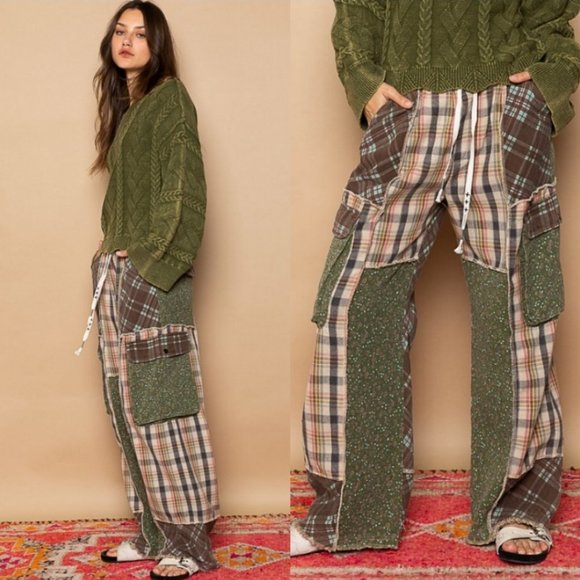 28106 POL Patchwork Pants - Picture 2 of 6